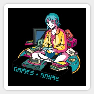 Games and Anime Sticker